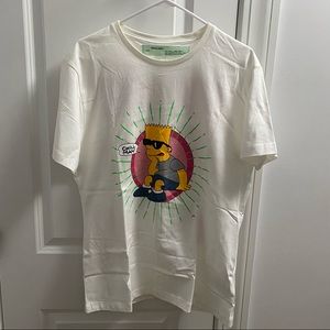 Off-white Bart Simpson “chill man” size XL NWOT